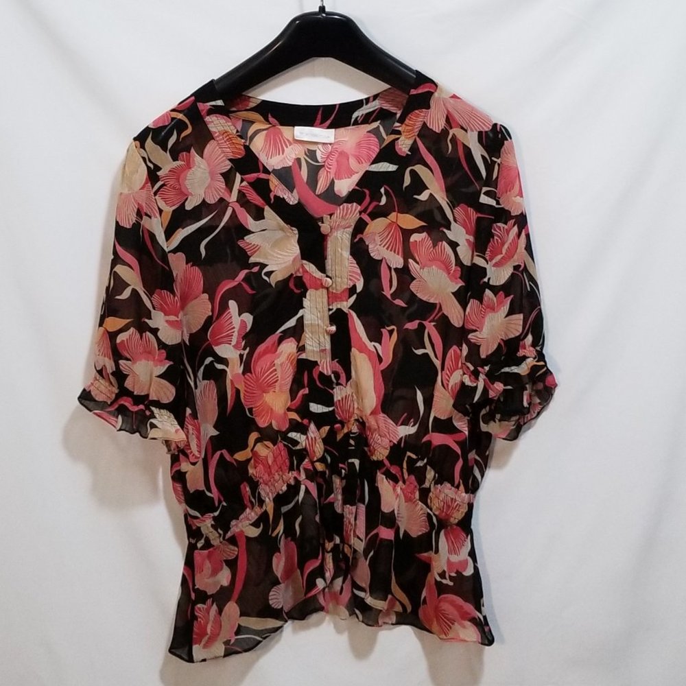 Worthington Floral Top Blouse